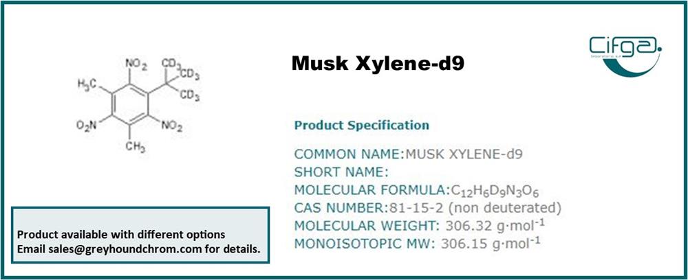 Musk Xylene Certified Reference Material
